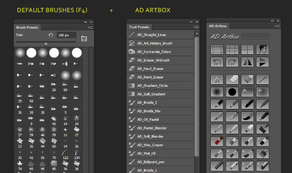 AD Artbox Brushes and tools