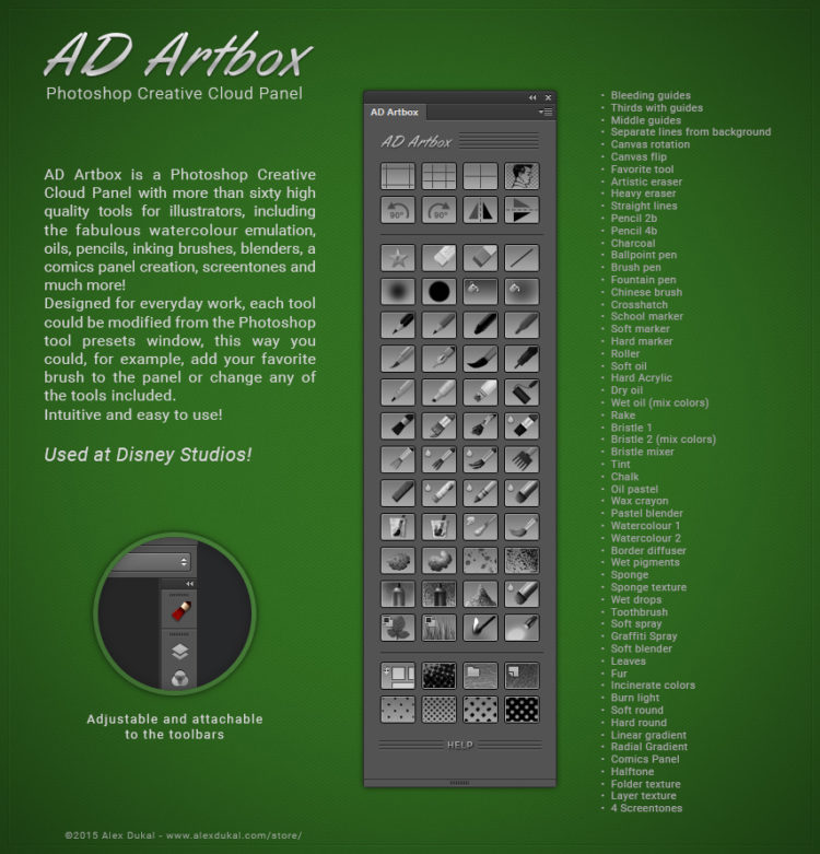 AD Artbox - Photoshop tools for illustrators