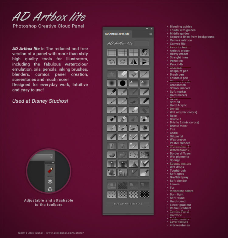 AD Artbox lite - Photoshop tools for Illustrators