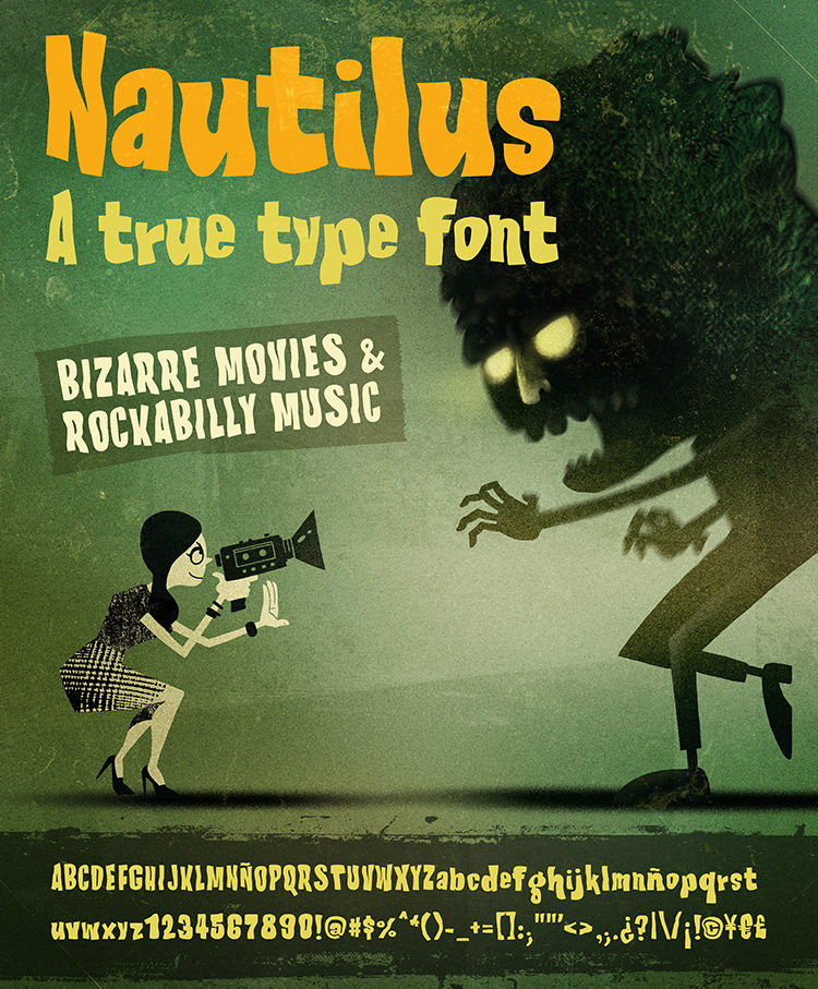 AD Nautilus Type - Cinematic Font