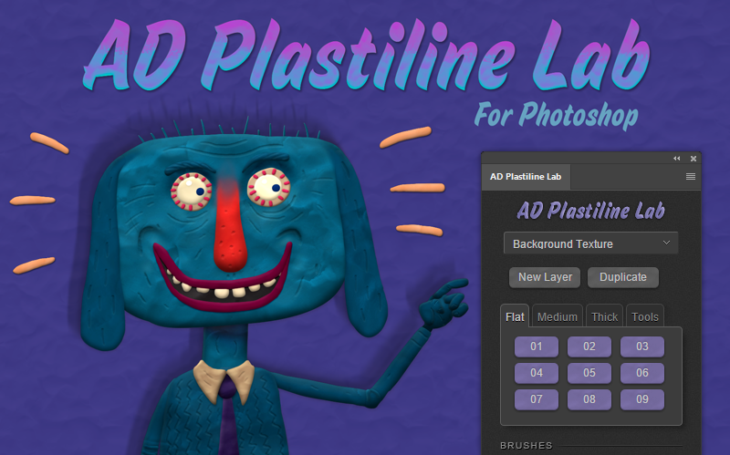 AD Plastiline Lab for Photoshop