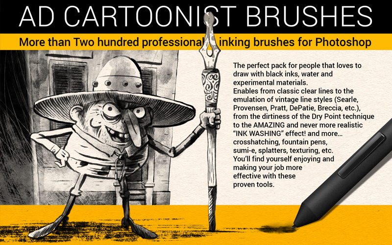 AD Cartoonist Brushes v1.5