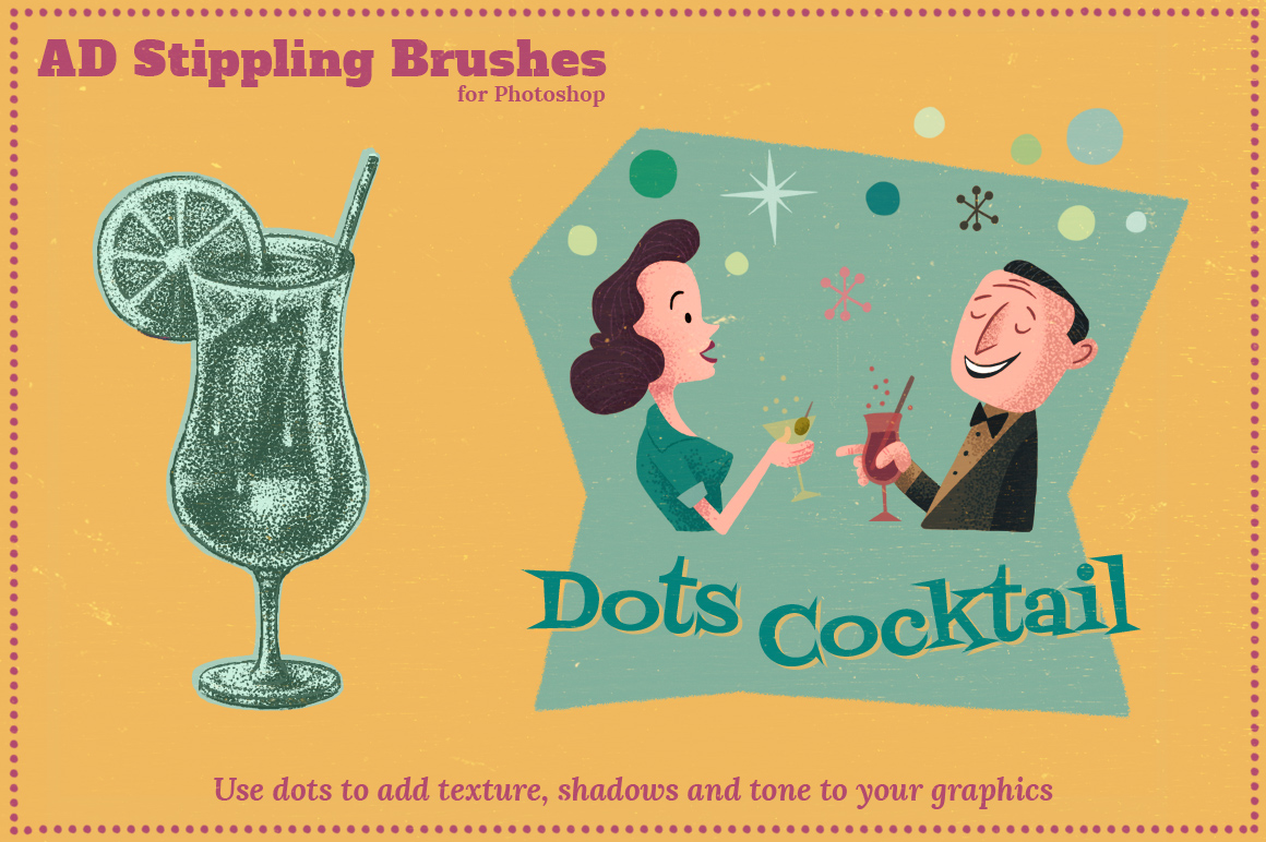 AD Stippling Brushes Sample